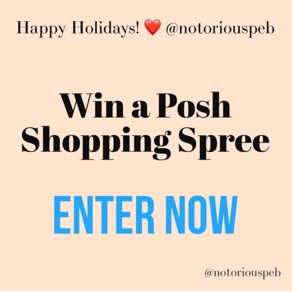 Win a Poshmark Shopping Spree  @notoriouspeb!